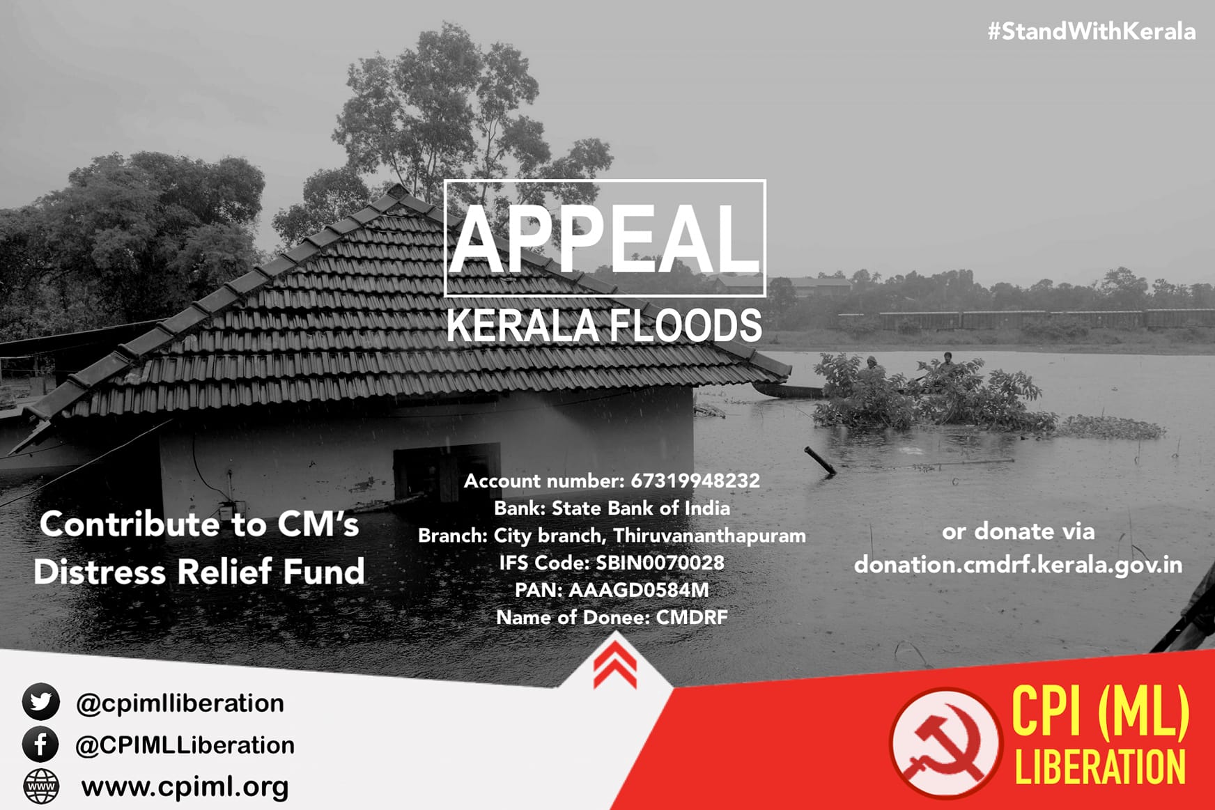 Condemn The Central Government’s Neglect of Flood-Affected Kerala