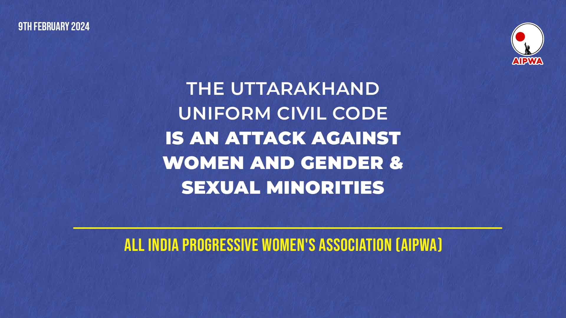 Uttarakhand UCC is an Attack Against Women and Gender & Sexual Minorities